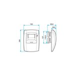 KIT BAHIA CURVE BAIN CELLIER D80 ALDES 11033663