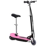 vidaXL Trottinette électrique avec siège 120 W Rose