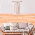 6 bandes de stickers bois - 60 x 10 cm