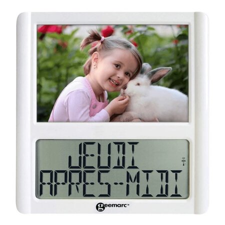 Geemarc - viso 5 horloge avec photo