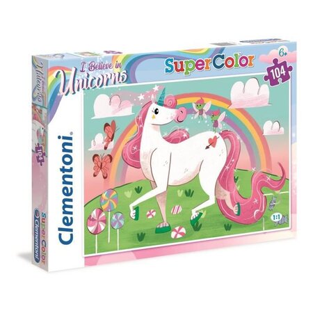 PUZZLE 104 pieces- Licorne - 48 X 33 cm