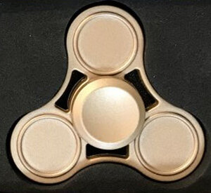 hand Spinner gold rosé en métal avec son coffret