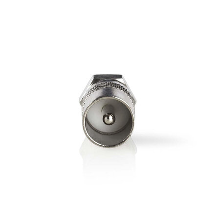 Nedis adaptateur d'antenne et de satellite f mâle - cei (coaxial) mâle
