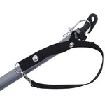 vidaXL Remorque de bicyclette Noir et bleu 65 kg