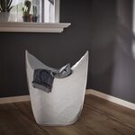 Leifheit corbeille à linge gris 60 x 35 x 80 cm 80022