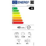 Lave-linge hublot hoover h-wash 500 hw4 37xmbb/1-s - 7 kg - induction - 1300 trs/min - classe a - connecté - blanc