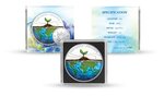 EARTH Colorized 1 onces argent monnaie 1 Dollars Fiji 2022