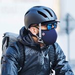 Masque anti-pollution FFP2 bleu taille L (homme & femme)