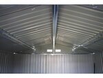 Abri jardin métal "Bois vieilli 1014" - 13 51m² - 321 x 421 x 205 cm - Gris