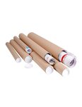(1 lot  de 25 tubes) tube carton rond longueur totale 1030mm