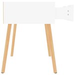vidaXL Tables de chevet 2 Pièces Blanc 40x40x56 cm Aggloméré