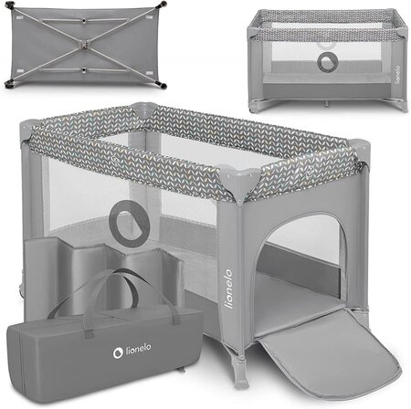 Lit Bébé  Stefi Gris Concrete