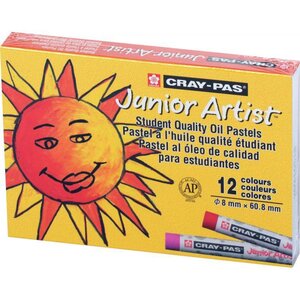 Boîte de 12 pastels CRAY-PAS Junior Artist 8 mm