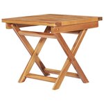 vidaXL Chaises longues 2 Pièces avec table et coussin Bois de teck solide