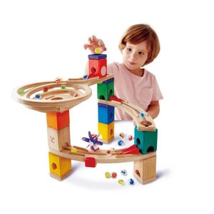 HAPE Circuit de bille en bois Quadrilla - Race to the Finish