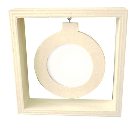 Cadre Photo Rond Suspendu 130X130X30