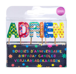 Bougies d'anniversaire adrien
