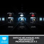 Clavier Gaming - LOGITECH G - G915 LIGHTSPEED - TACTILE SWITCH - Clavier mécanique gaming