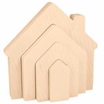 Puzzle en bois Maison - 17 5 x 17 5 cm
