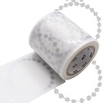 Masking Tape MT Mina 4 8 cm Tambourine grande argent - silver