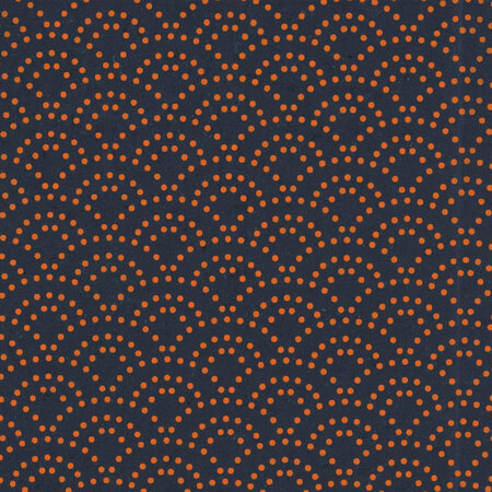 PAPERTREE 50*70 100g KYUSHU ORANGE/INDIGO - Lot de 10 feuilles
