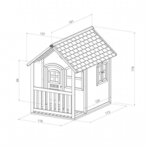 Axi maison pour enfants bois alex