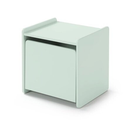 Vipack Table de chevet avec porte Kiddy Bois Vert menthe