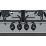 Neff t27ds59n0 table gaz - 75cm - 4f+wok - flameselect - inox