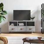 vidaXL Meuble TV sonoma gris 102x36x50 cm bois d'ingénierie