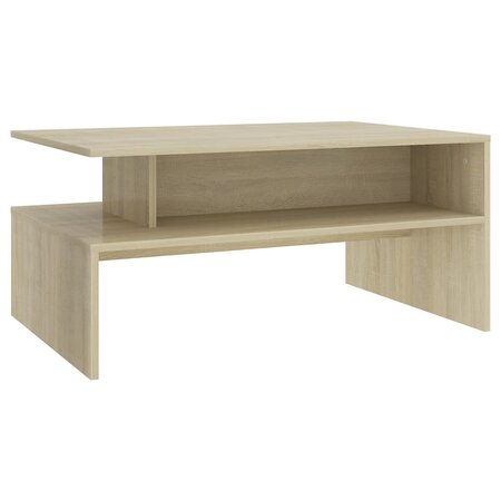 vidaXL Table basse Chêne sonoma 90x60x42 5 cm Aggloméré