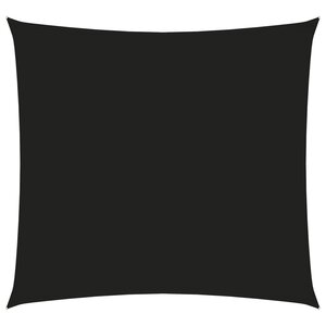 vidaXL Voile de parasol Tissu Oxford carré 4 5x4 5 m Noir