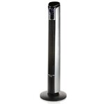 Domo ventilateur tour 107 cm 45 w noir et argenté