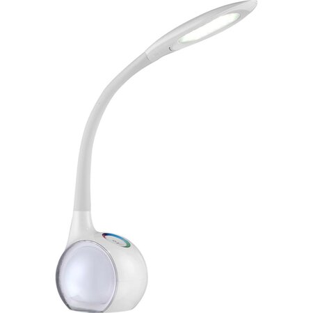 Globo lampe led de table tarron blanc acrylique 58278