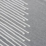 vidaXL Tapis Gris foncé 160x230 cm Coton