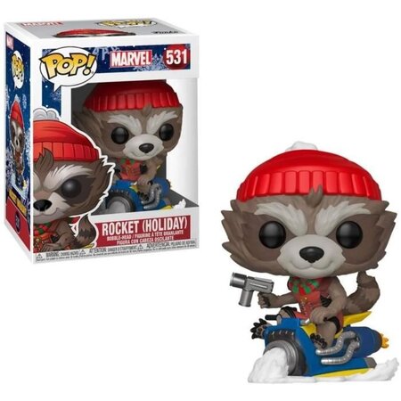 FUNKO POP Marvel : Holiday - Rocket