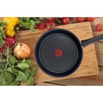 Tefal c3670602 - poele elegance - ø 28 cm - gris métallisé - tout feux sauf induction