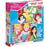 CLEMENTONI - 24766 - 2x20 pieces - Princess