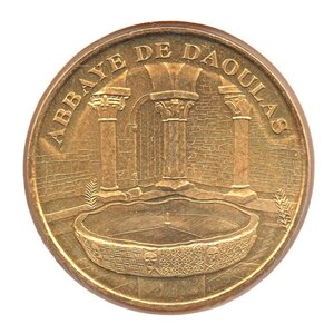 Mini médaille monnaie de paris 2007 - abbaye de daoulas