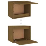 vidaXL Meubles TV 7 Pièces Marron miel Bois massif de pin