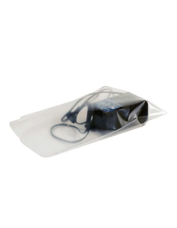 (lot  de 500 sacs) sac plastique plat transparent 100 µ 220 x 360
