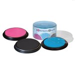 Boites de 3 encreurs rond Bleu rose noir
