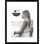 Cadre Photo Aura 18x24cm Bois + Passepartout noir NIELSEN DESIGN