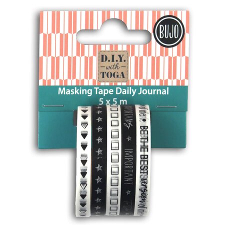 Mini Rubans Masking Tapes Bullet Journal - Draeger paris