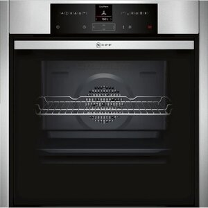 NEFF B55CR22N0 -Four multifonction Slide & Hide pyrolyse inox 71 L - Classe A+ - BaseClean - Ecran TFT standard 2,5''