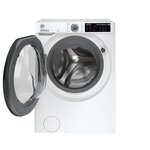 Lave-linge hublot hoover h-wash 500 hw4 37xmbb/1-s - 7 kg - induction - 1300 trs/min - classe a - connecté - blanc