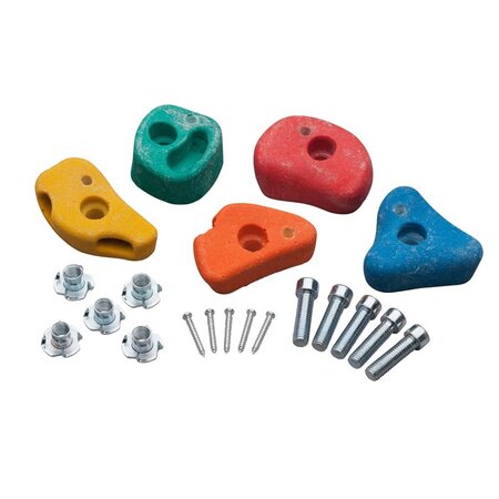 Pierres d'escalade en plastique petit swing king 5 pièces