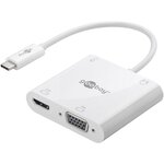 Adaptateur multiport USB-C™ HDMI™ + VGA + PD 100 W x 120 GOOBAY