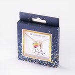 Collier prénom maelys avec pendentif cœur