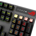 Clavier gamer asus rog strix scope rx - optique - rgb - azerty