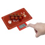 Bestron balance de cuisine 5 kg rouge aks300c